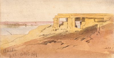 Amada, 7-25 am, 12 February 1867 by Edward Lear